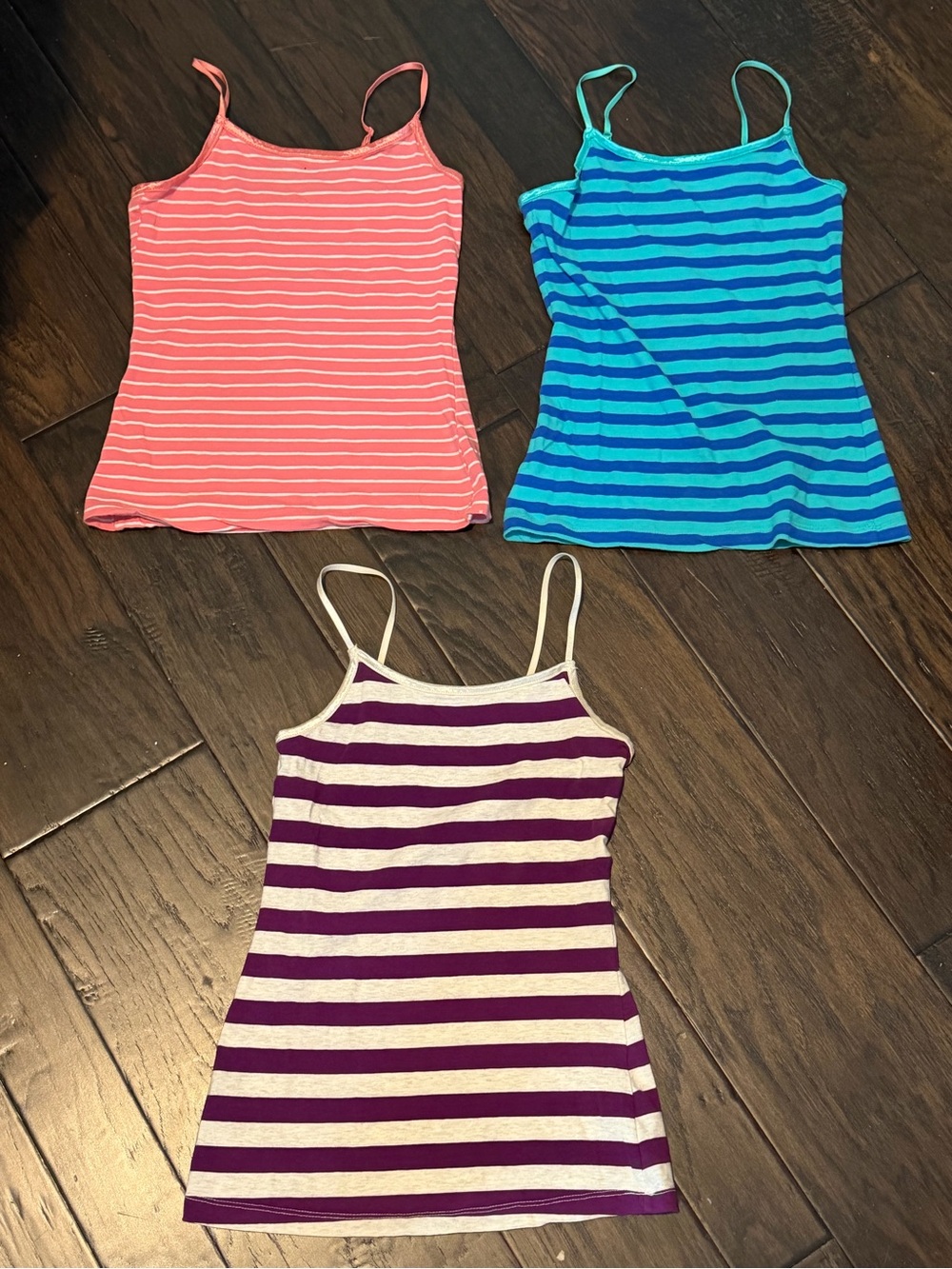 Wet seal y2k Striped Cami Tank Tops Bundle
